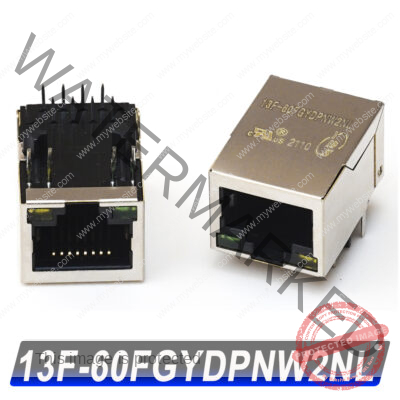 13F-60FGYDPNW2NL RJ45 Ethernet Connector Module, providing stable network connections