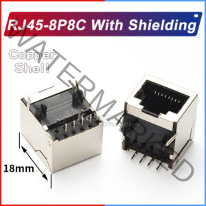 RJ45-8P8C With Shielding Ethernet Connector for stable networks