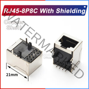 RJ45-8P8C With Shielding Ethernet Connector for fast data transfer