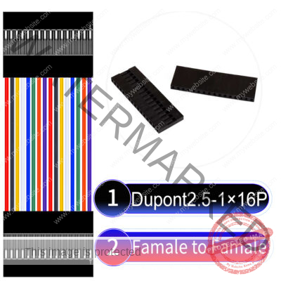 Dupont 2.54mm Female to Female 1×16Pin Cable