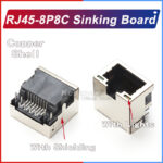 RJ45-8P8C Sinking Board Ethernet connector for fast data transfer