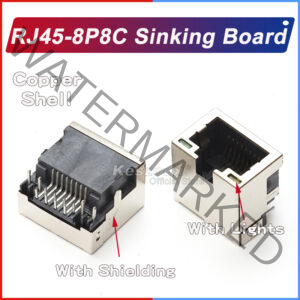 RJ45-8P8C Sinking Board Ethernet connector for fast data transfer