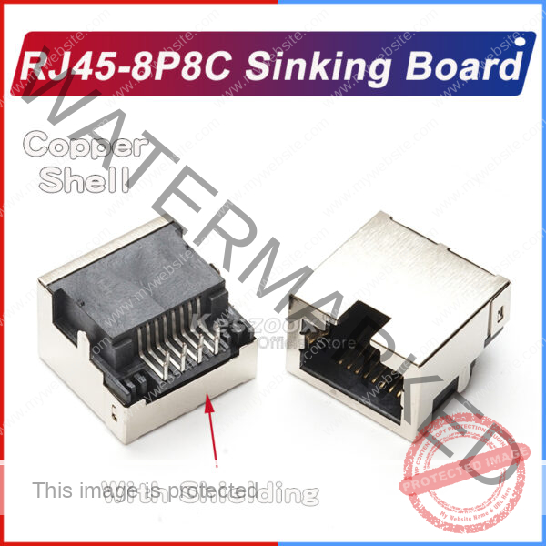 RJ45-8P8C Sinking Board Ethernet Connector for reliable networks