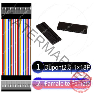 Dupont 2.54mm Female to Female 1×18Pin Cable