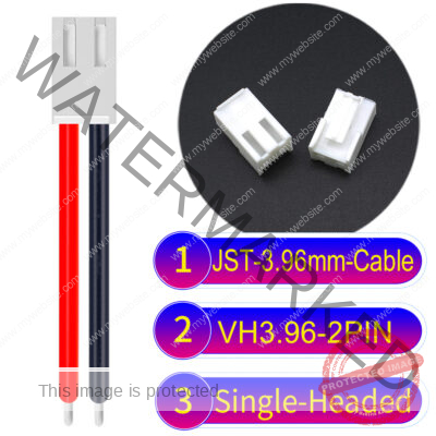 JST VH 2Pin Single-Headed Cable