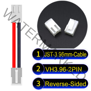 JST VH 2Pin Reverse-Side-Head Cable