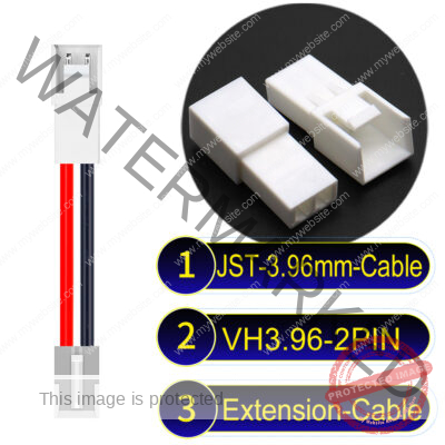 JST VH 2Pin Male Female Extension Cable