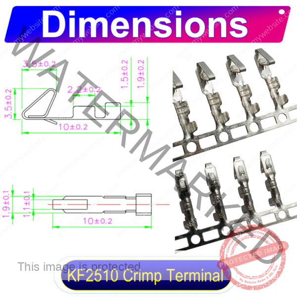 Molex KK 254 2.5mm KF2510 Crimp Terminal