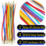 Molex KK 254 2.5mm KF2510 pre-crimped terminal silicone cable