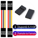 Dupont 2.54mm Female to Female 1×3Pin Cable