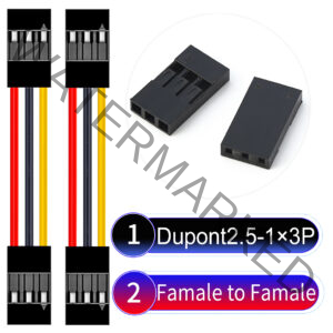 Dupont 2.54mm Female to Female 1×3Pin Cable