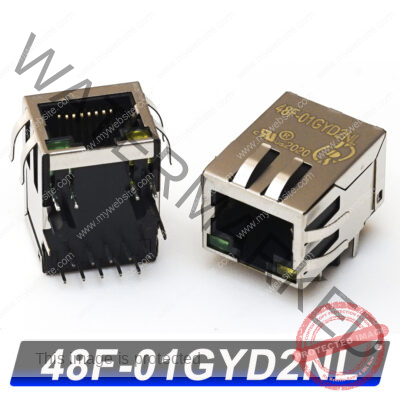 48F-01GYD2NL RJ45 Ethernet Connector Module, providing stable network connections