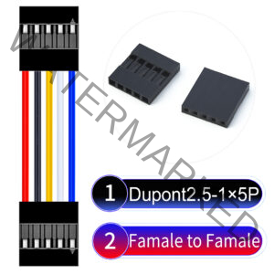 Dupont 2.54mm Female to Female 1×5Pin Cable