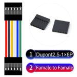 Dupont 2.54mm Female to Female 1×6Pin Cable