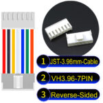 JST VH 7Pin Reverse-Side-Head Cable