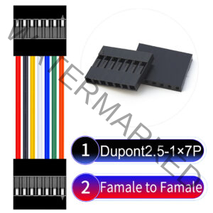 Dupont 2.54mm Female to Female 1×7Pin Cable