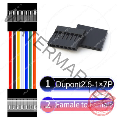 Dupont 2.54mm Female to Female 1×7Pin Cable