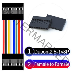 Dupont 2.54mm Female to Female 1×8Pin Cable