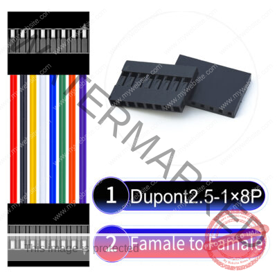 Dupont 2.54mm Female to Female 1×8Pin Cable