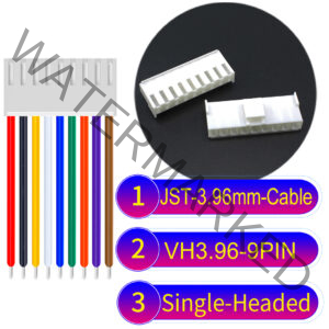 JST VH 9Pin Single-Headed Cable