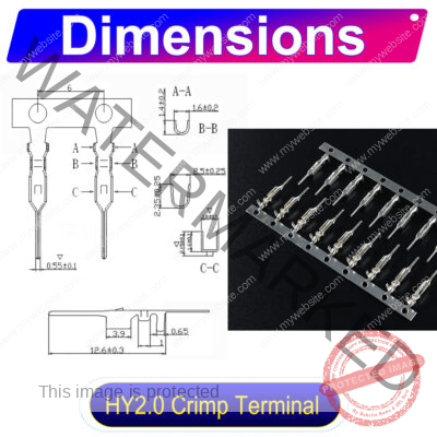 JST HY 2.0mm female Crimp Terminal