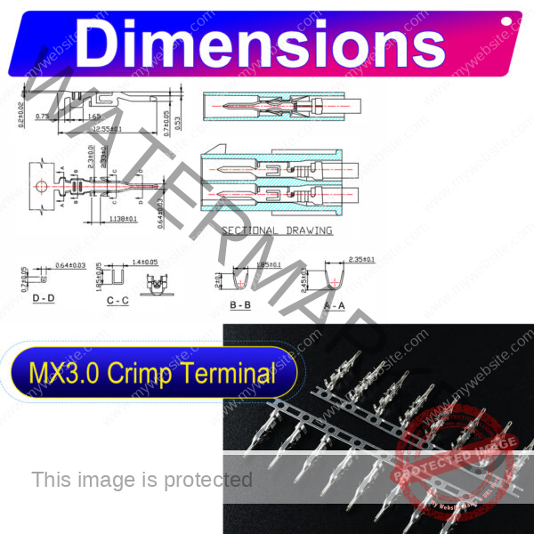 Molex Micro-Fit 3.0 3.0mm female Crimp Terminal