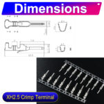 JST XH 2.5mm female Crimp Terminal