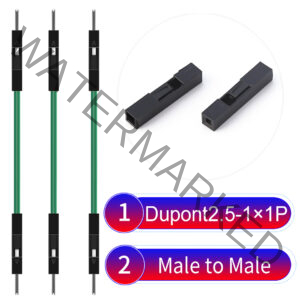 Dupont 2.54mm Male to Male 1Pin Red Cable