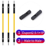 Dupont 2.54mm Male to Male 1Pin Yellow Cable